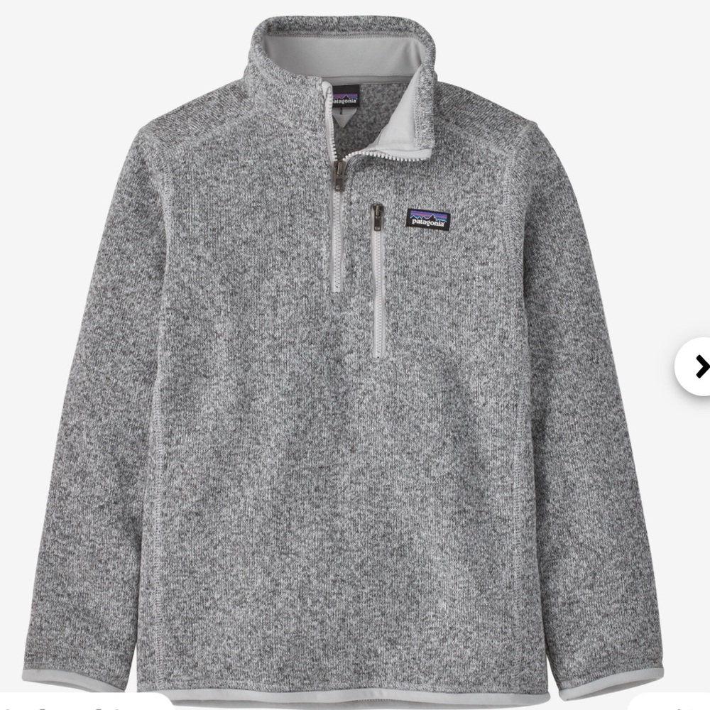 Patagonia Kids' Better Sweater® 1/4 Zip Fleece, size L(12).